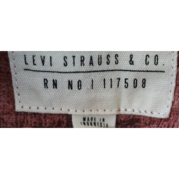 Vintage Levi's Hawaiian Button Down Shirt Size XL - Picture 5 of 5